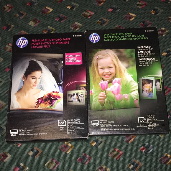 HP Office Hp Photo Paper 3 Sizes Poshmark